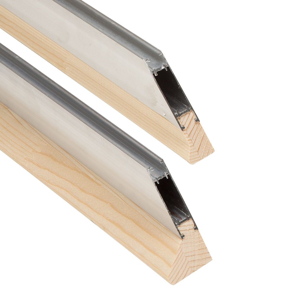 MUSEO Aluminum Stretcher Bars Available in profile depths of 15⁄16" & 1¾"