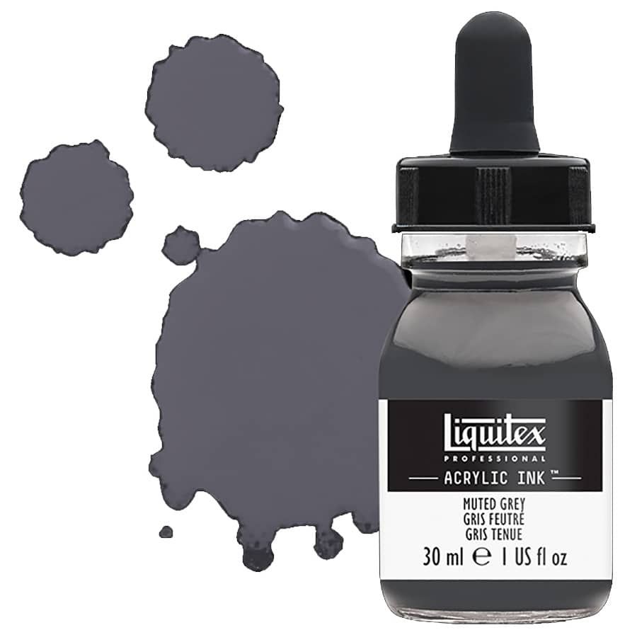 Liquitex Professional Acrylic Ink 30ml Jar - Muted Grey 