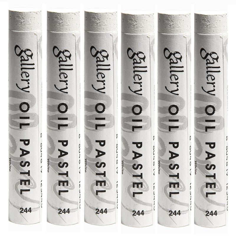 Gallery Oil Pastels, Thickness 11 mm, L: 7 mm, Black, 6pcs : :  Home & Kitchen