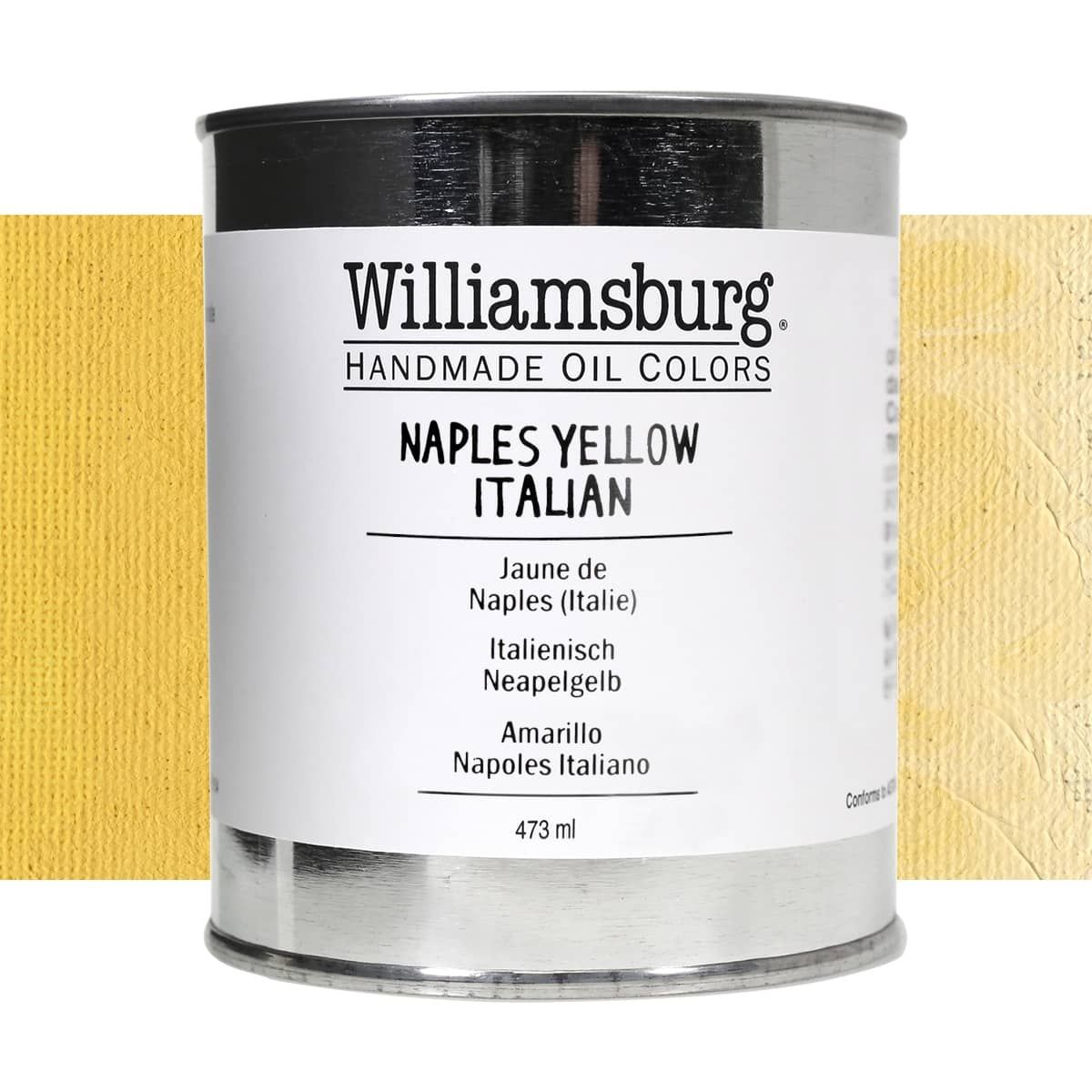 Williamsburg Oil Color 473 ml Can Naples Yellow Italian