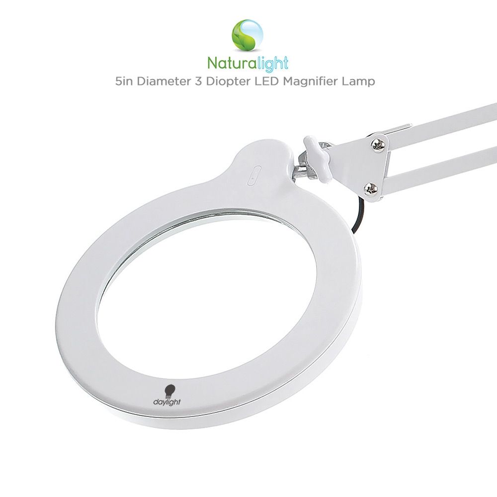 Studio Designs Magnifier Lamp - LED Black, Diopter 3, 1.75X Magnification