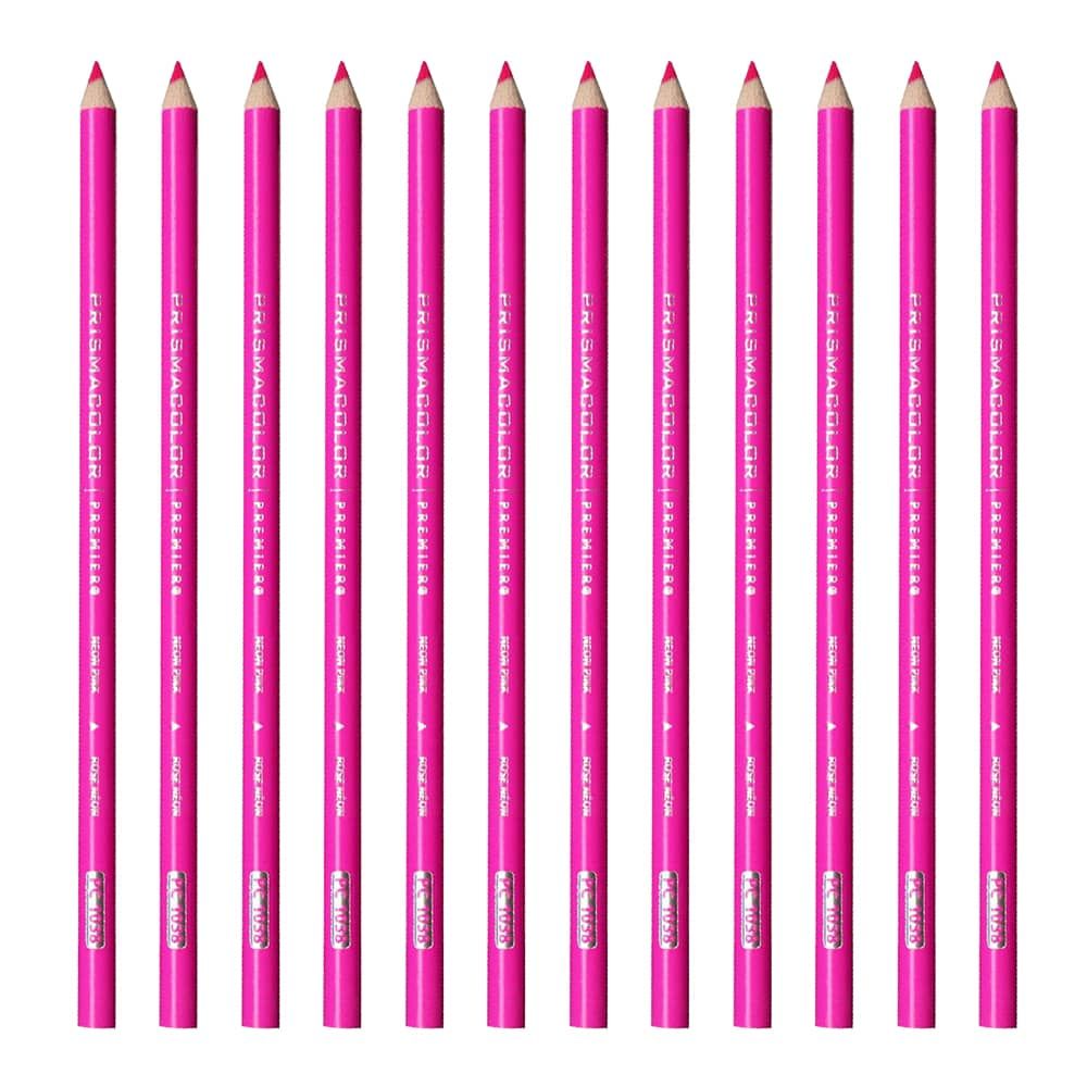 Prismacolor Premier Colored Pencil PC1038 Neon Pink (Set of 12