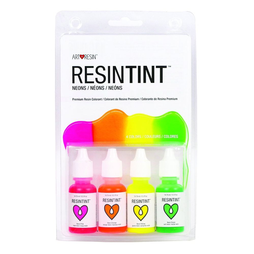 ArtResin Resin Tint Set of 4 - Neon