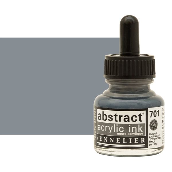 Sennelier Abstract Acrylic Ink 30ml Neutral Grey