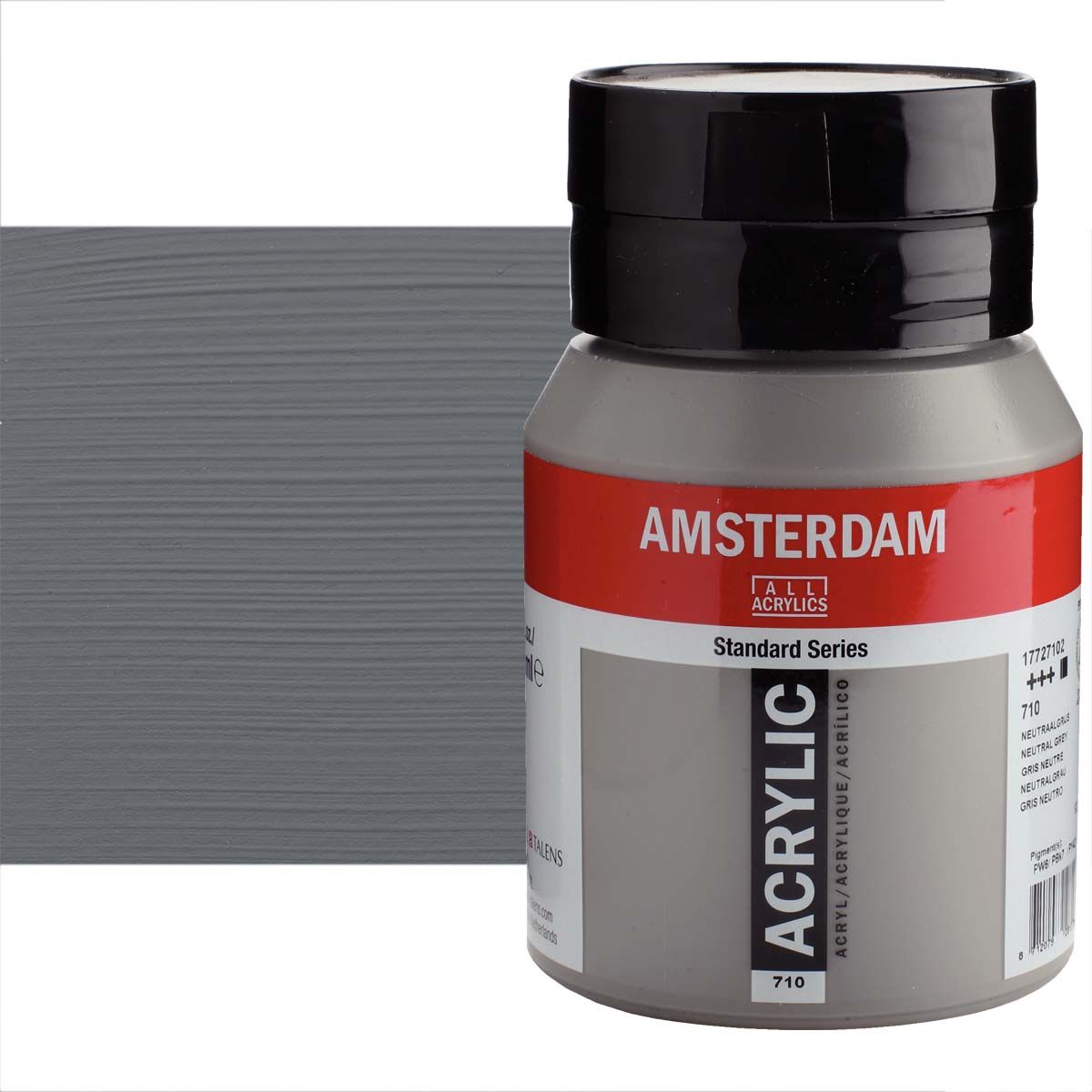 Amsterdam Acrilico Blu Metallizzato 834 - 120 Ml, Serie Standard, Resistente Alla Luce, Finitura Satinata