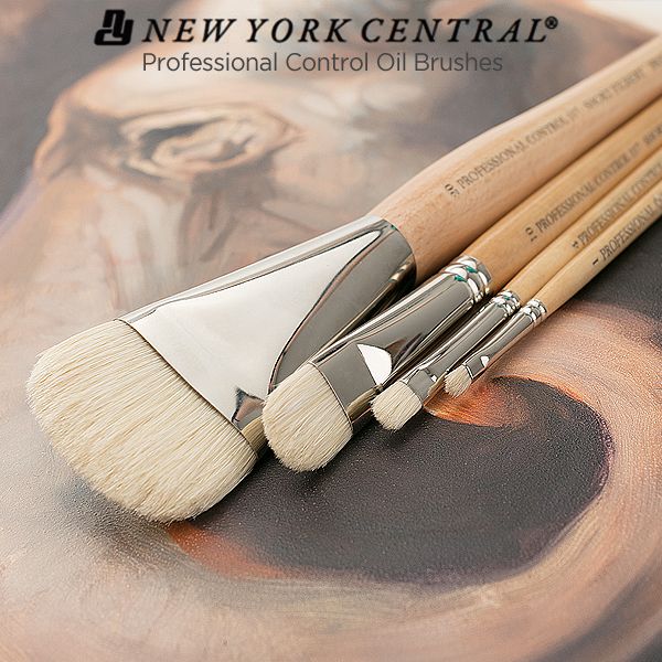 New York Central Professional Control Oil Brushes