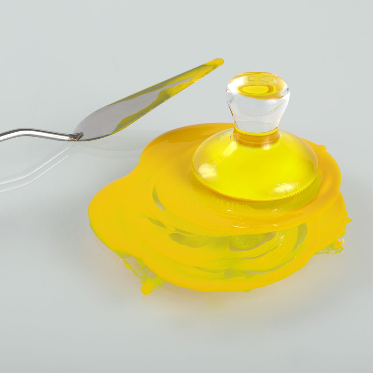 Glass Muller Artist's Paint Grinding Tool 3 3/8 (85MM) Borosilicate Pyrex  New
