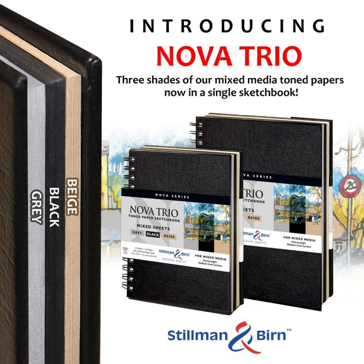 Stillman & Birn Nova Series Nova Trio Sketchbook