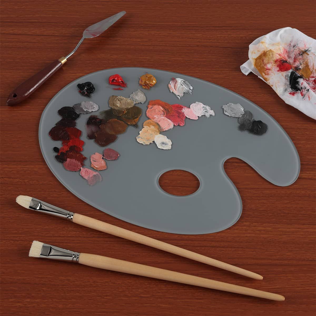 New York Central® Grey Glass Palettes