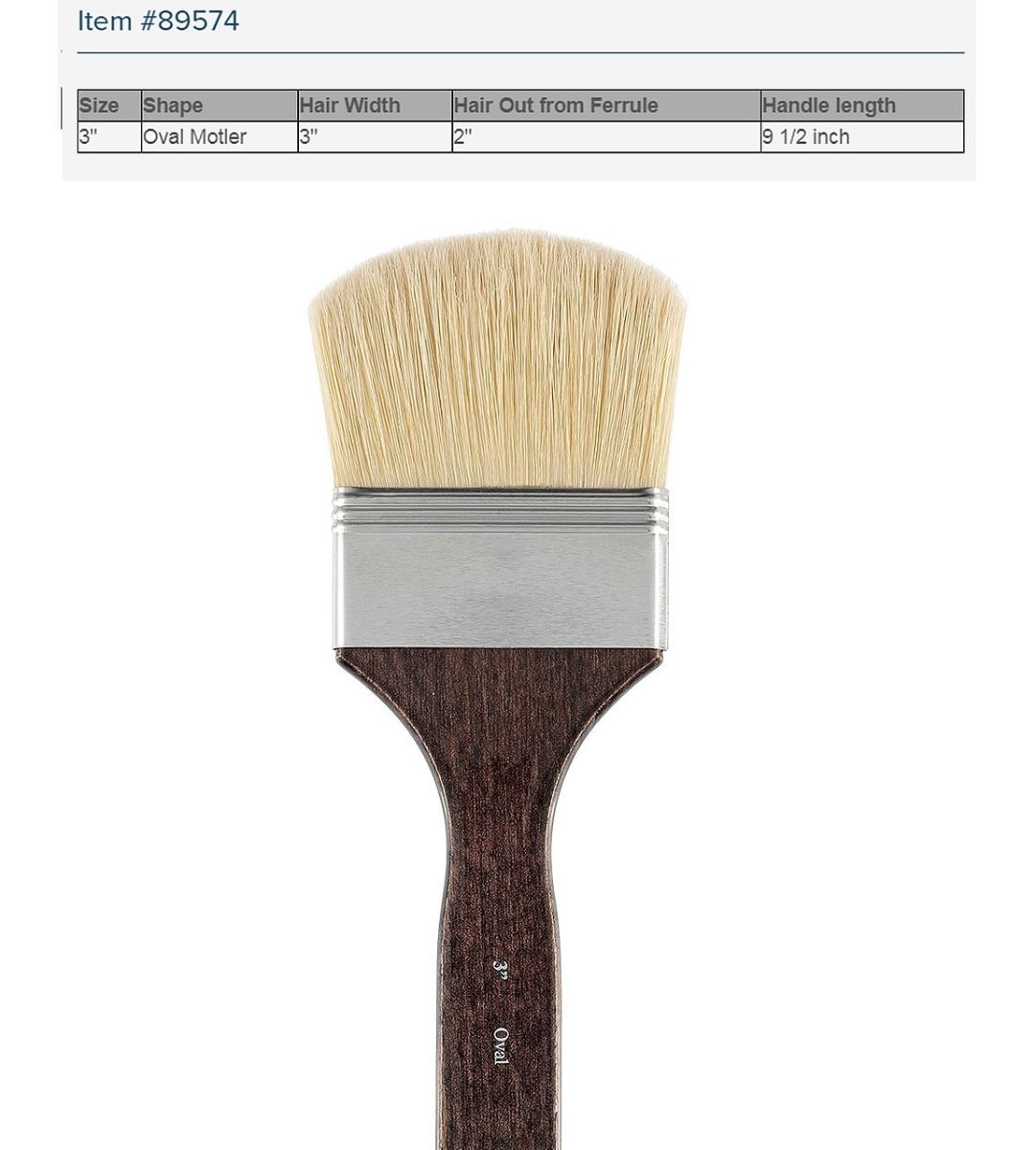 New York Central Gigante Bristle Brushes - Large Scale Painting Brushes