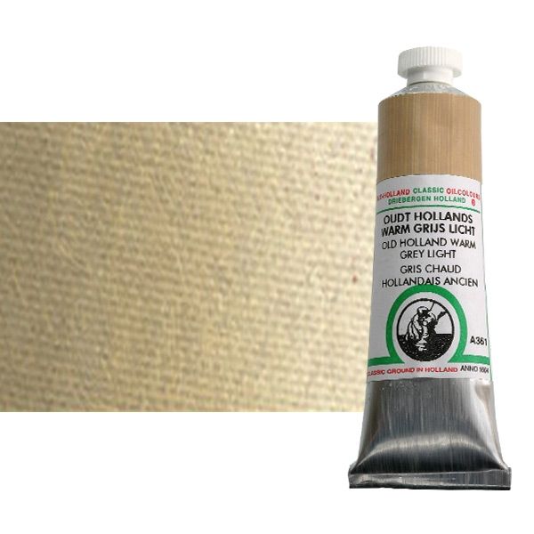 Old Holland Classic Oil Color 40 ml Tube - Old Holland Warm Grey Light 