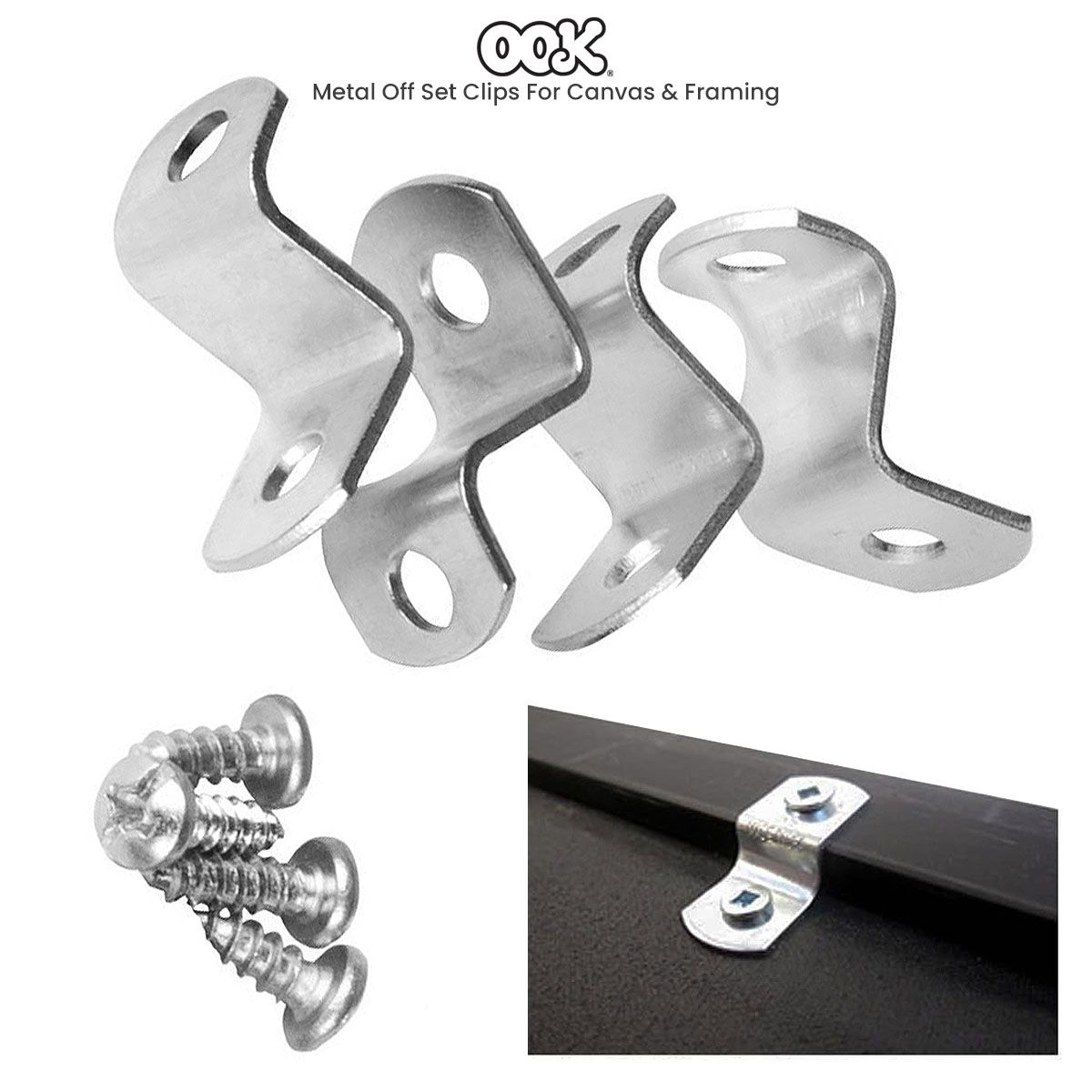 OOK® Offset Clips For Canvas & Framing | Jerry's Artarama