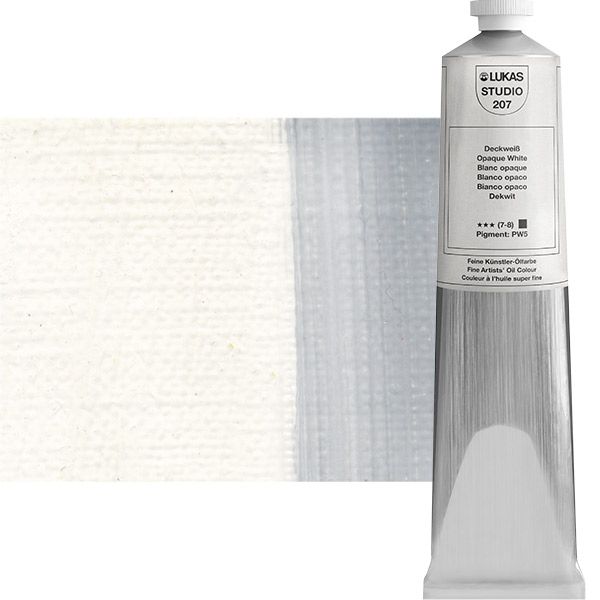 LUKAS Studio Oil Color Opaque White, 200ml tube Jerry's Artarama
