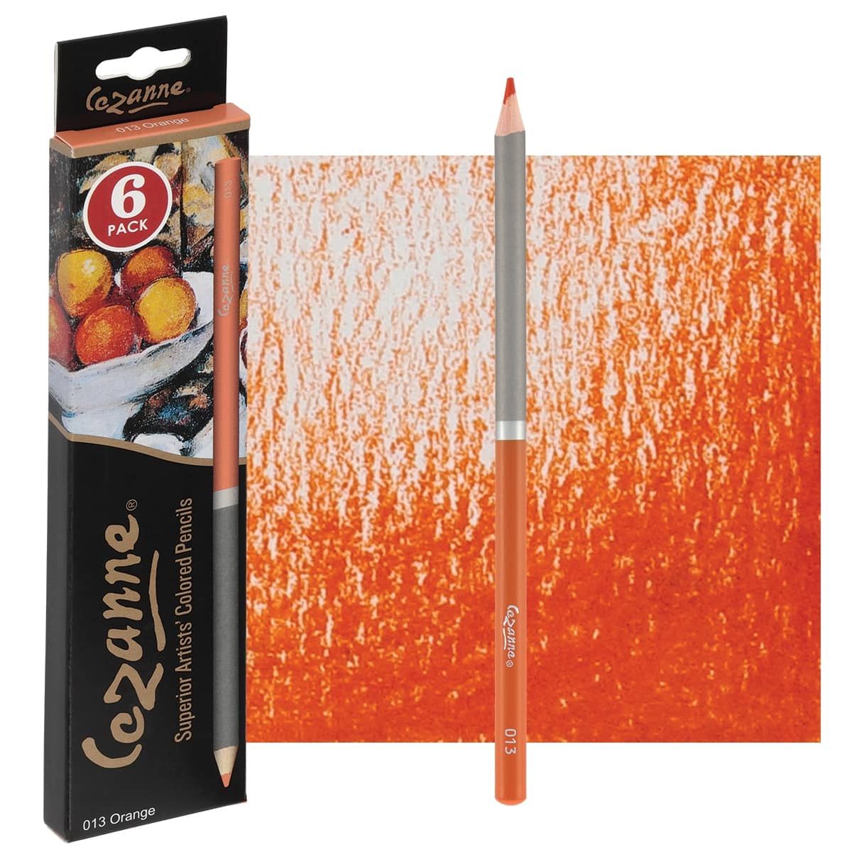 Cezanne Colored Pencils Orange, Box of 6 (Creative Mark) Jerry's