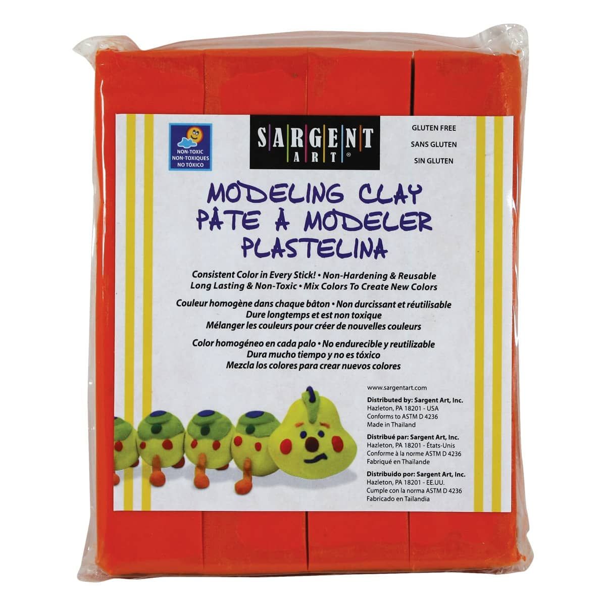 Non-Hardening Modeling Clay - Orange