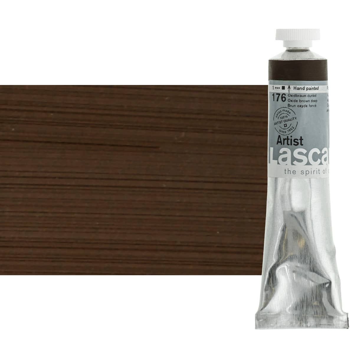 Lascaux Thick Bodied Artist Acrylics Oxide Brown Dark 45 ml | Jerry's ...