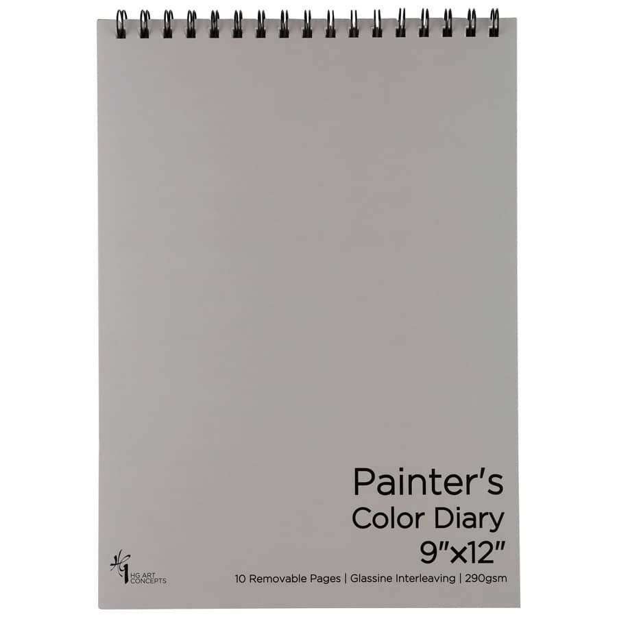 HG Art Concepts Painter's Color Diary 9x12in 