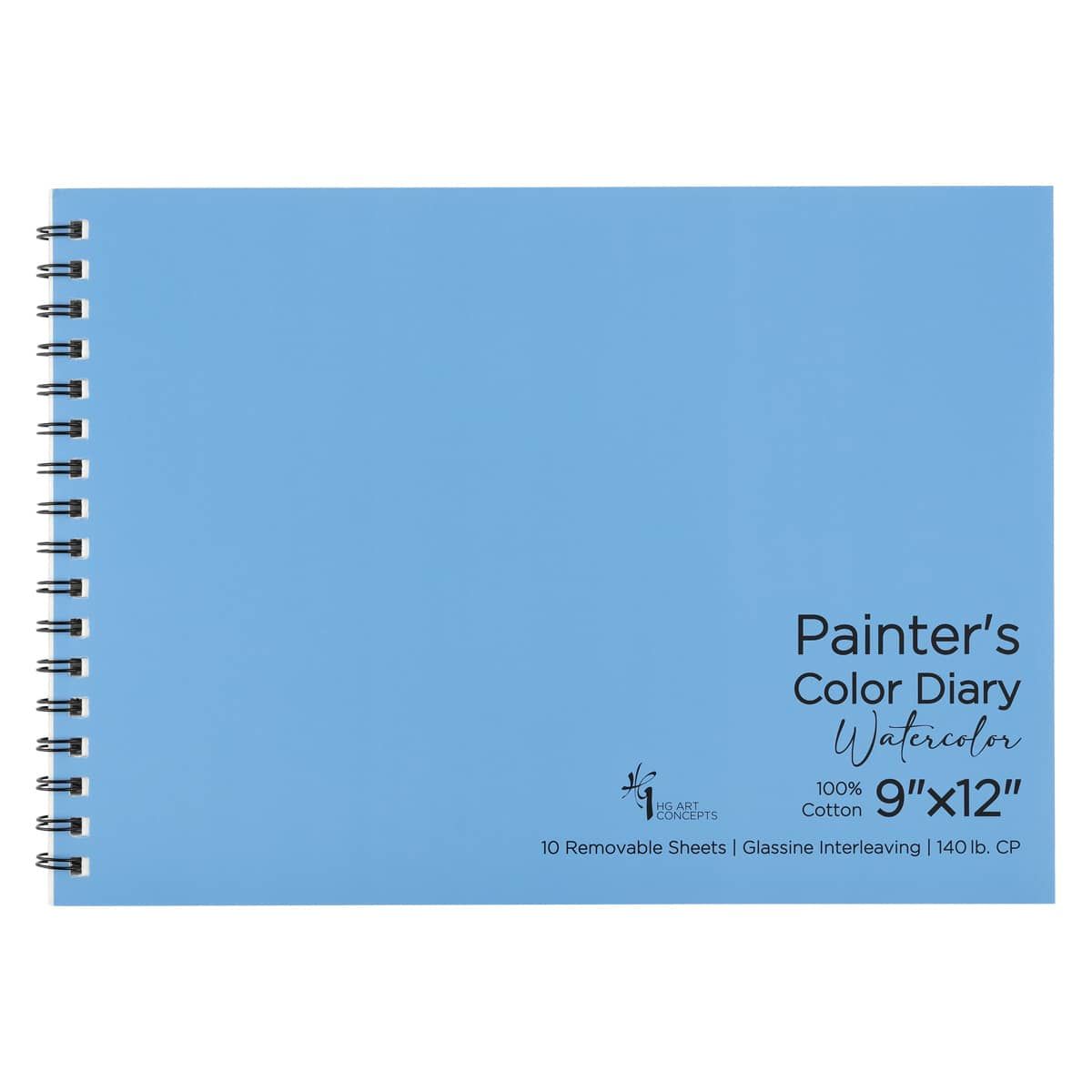 Painter's Color Diary, for Watercolor and Multimedia by HG Art Concepts