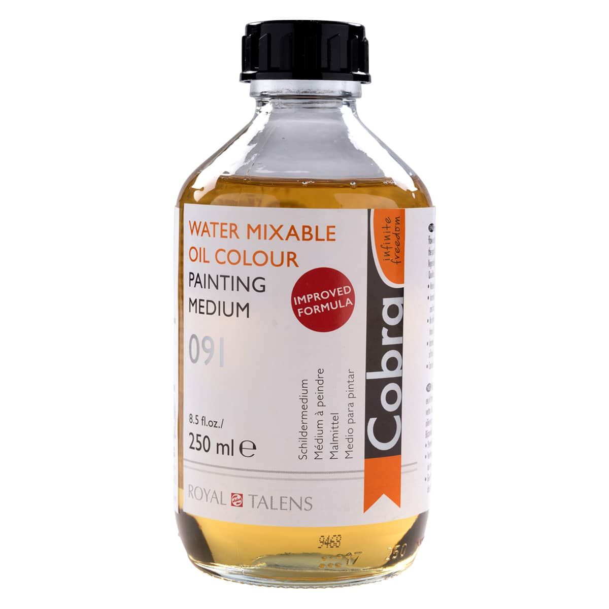 Cobra Water-Mixable Oil Painting Medium, 250ml Bottle
