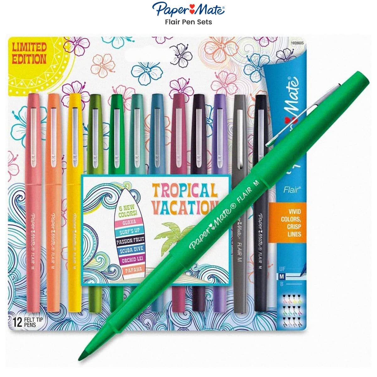 Paper Mate Flair Pen Pastel Assorted Set of 12