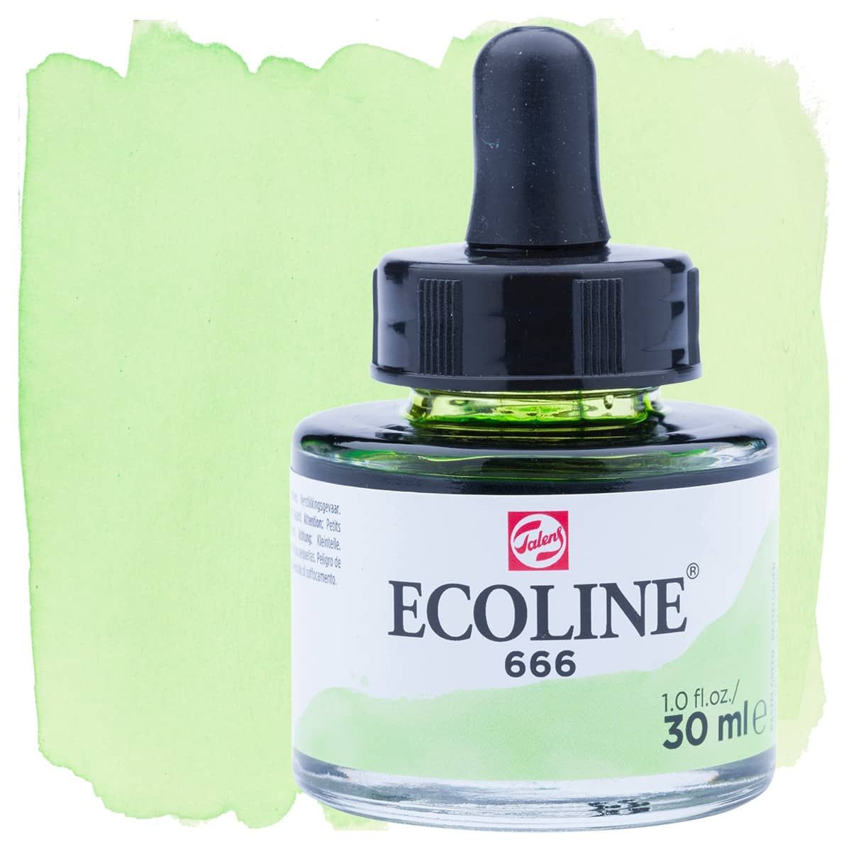 Ecoline Liquid Watercolor 30ml Pipette Jar Pastel Green