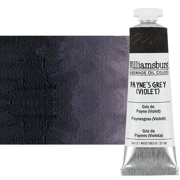 Williamsburg Handmade Oil Paint Payne's Grey Violet, 37ml Tube