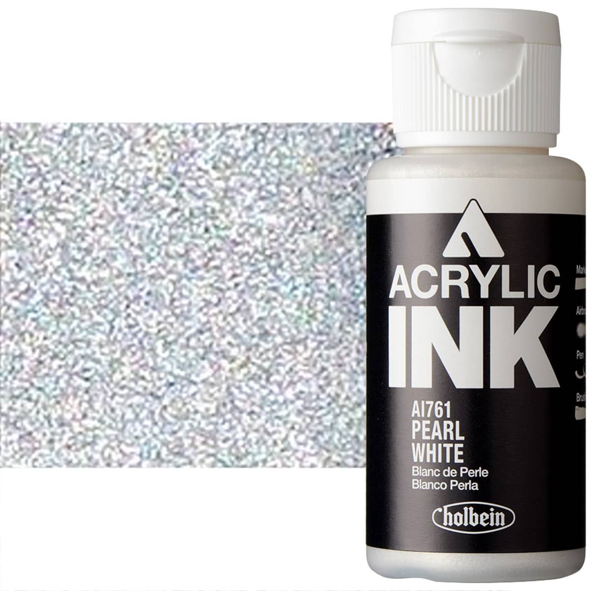 Holbein Acrylic Ink - Pearl White, 30ml
