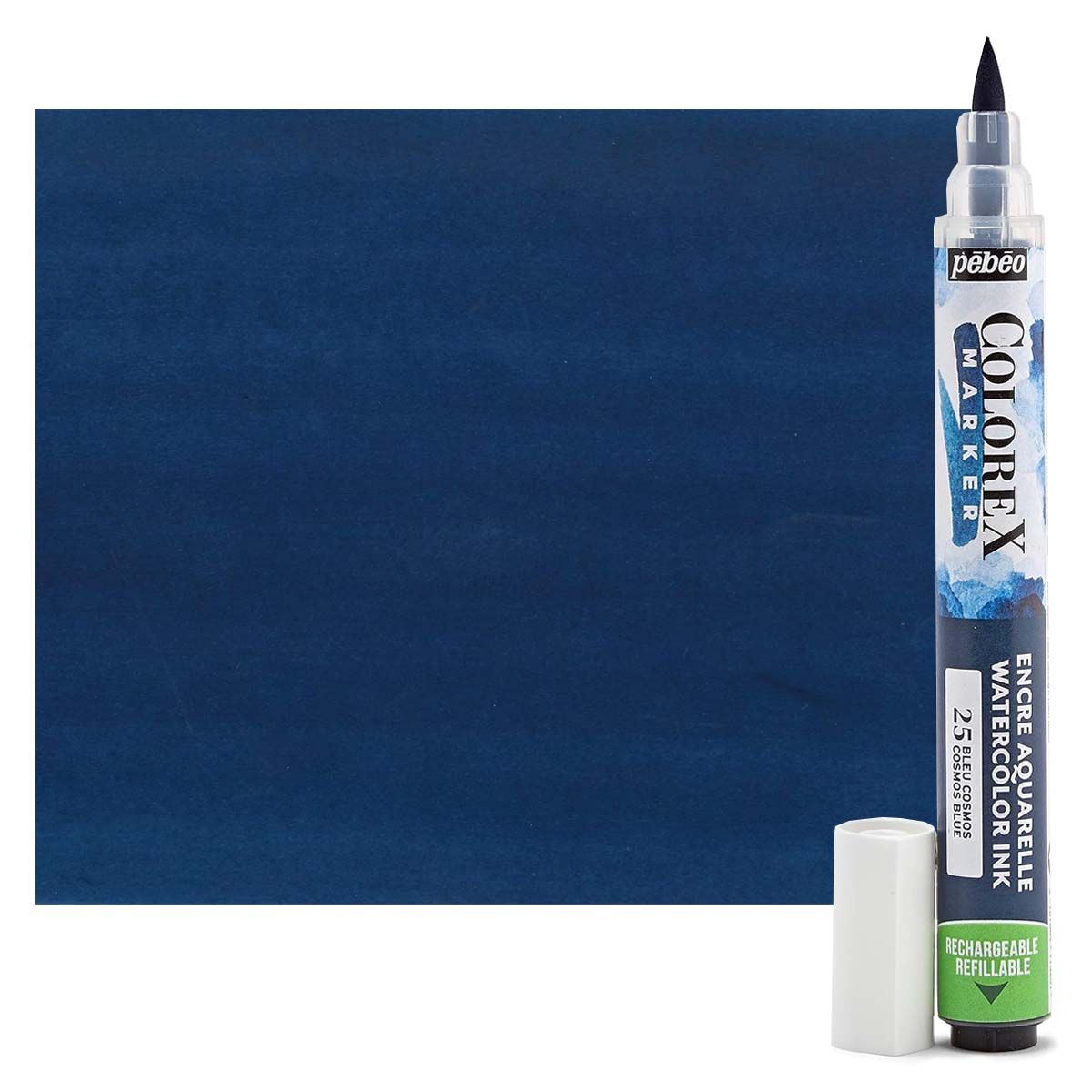 Pebeo Colorex Watercolor Marker, Cosmos Blue