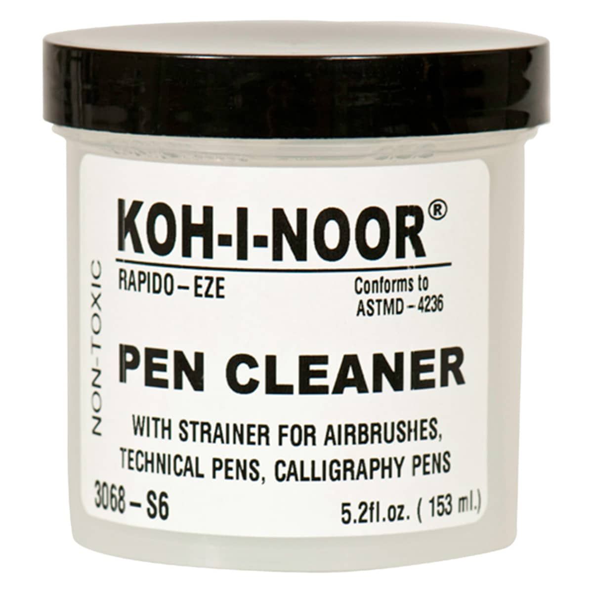 Koh-I-Noor Rapido-Eze Pen Cleaner w/ Strainer, 5.2oz