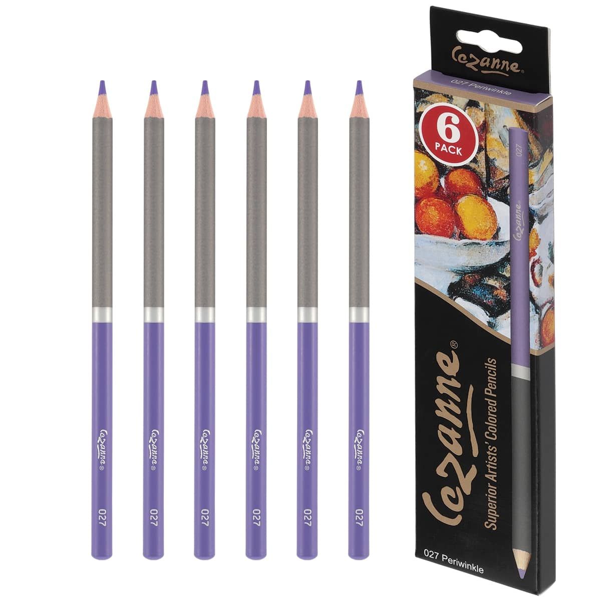 Cezanne Premium Colored Pencil Periwinkle, Box of 6