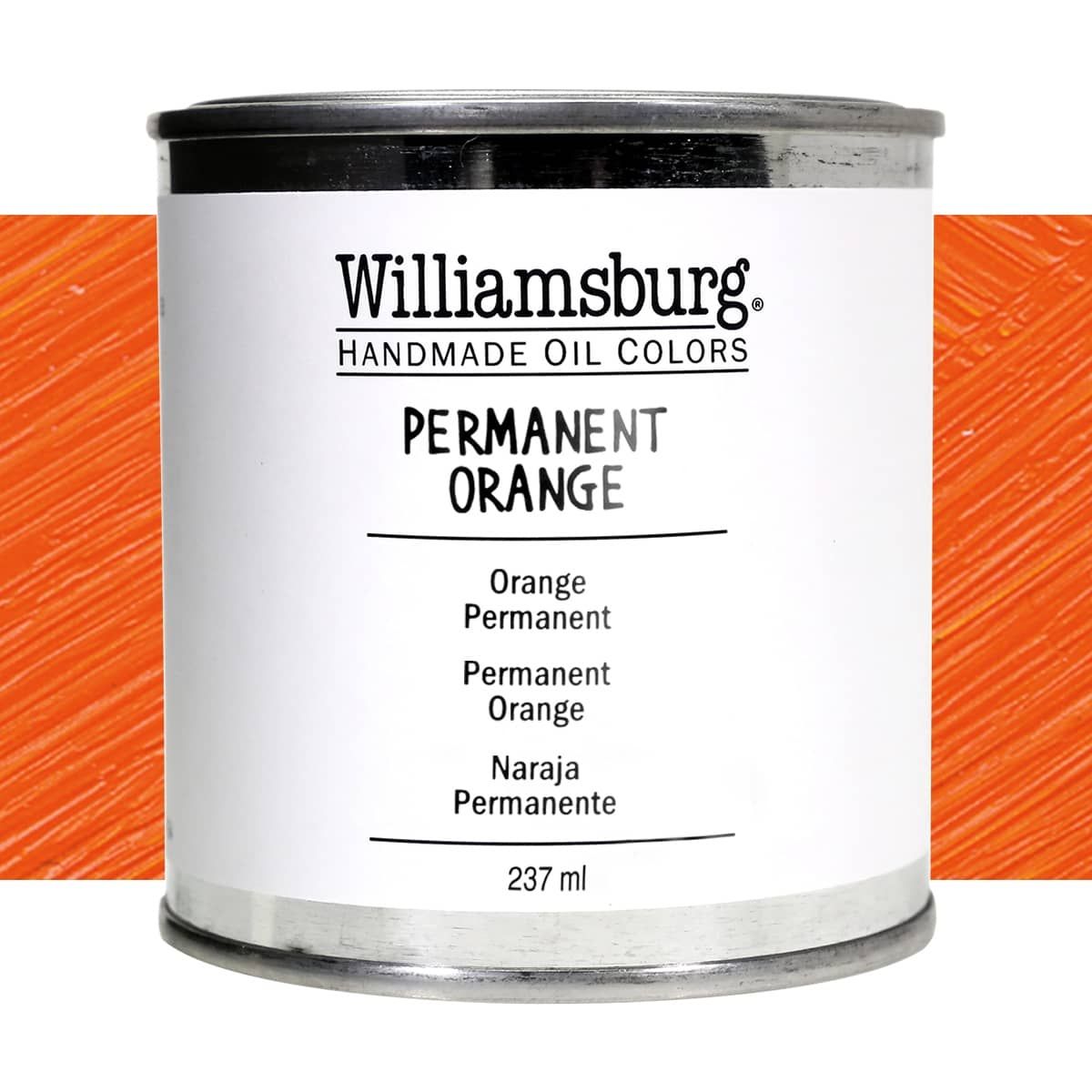 Williamsburg Oil Color 237 ml Can Permanent Orange