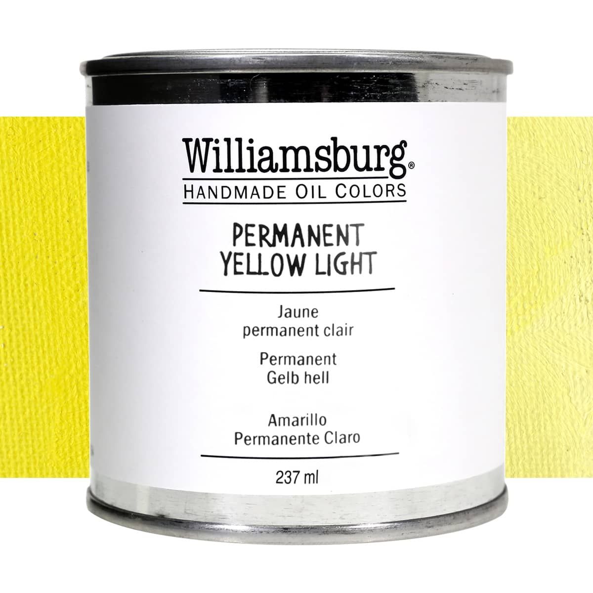 Williamsburg Oil Color 237 ml Can Permanent Yellow Light