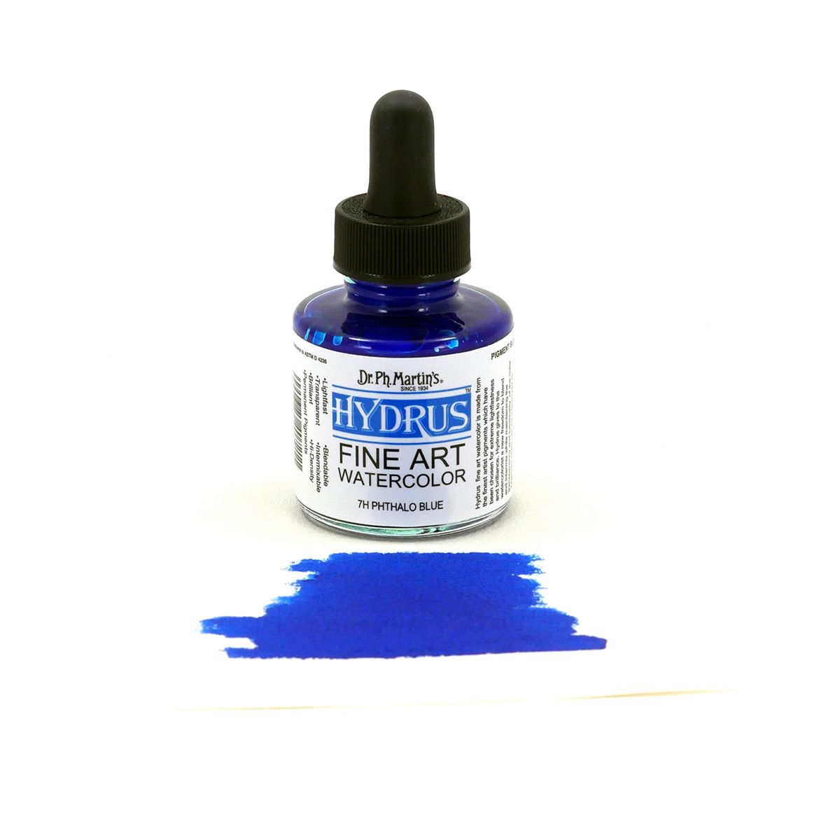 Hydrus Watercolor 1 oz Bottle - Phthalo Blue