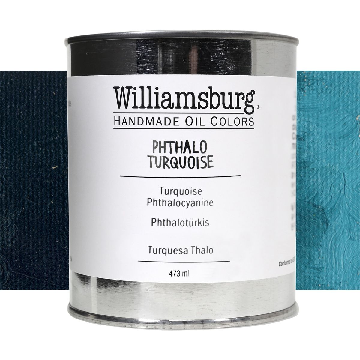 Williamsburg Oil Color 473 ml Can Phthalo Turquoise