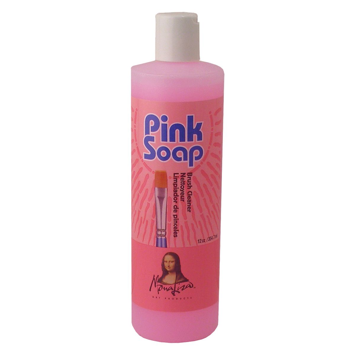 Mona Lisa Pink Soap, 12oz Bottle