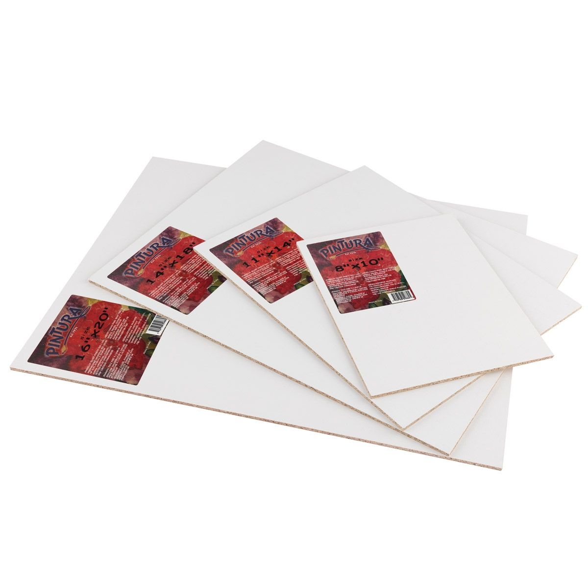 4 Packs: 6 ct. (24 total) 14 x 14 Super Value Pack Canvas by