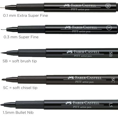 Faber-Castell Pitt Artist Pen, Soft Brush | Black