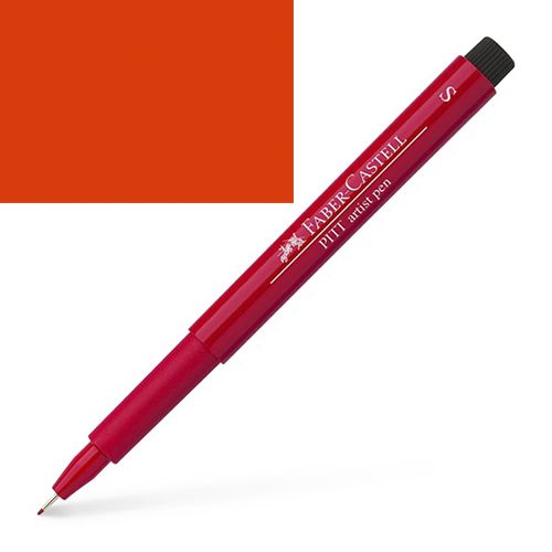 Faber-Castell Pitt Artist Pen 0.3 mm Super Fine Individual - Deep Scarlet Red