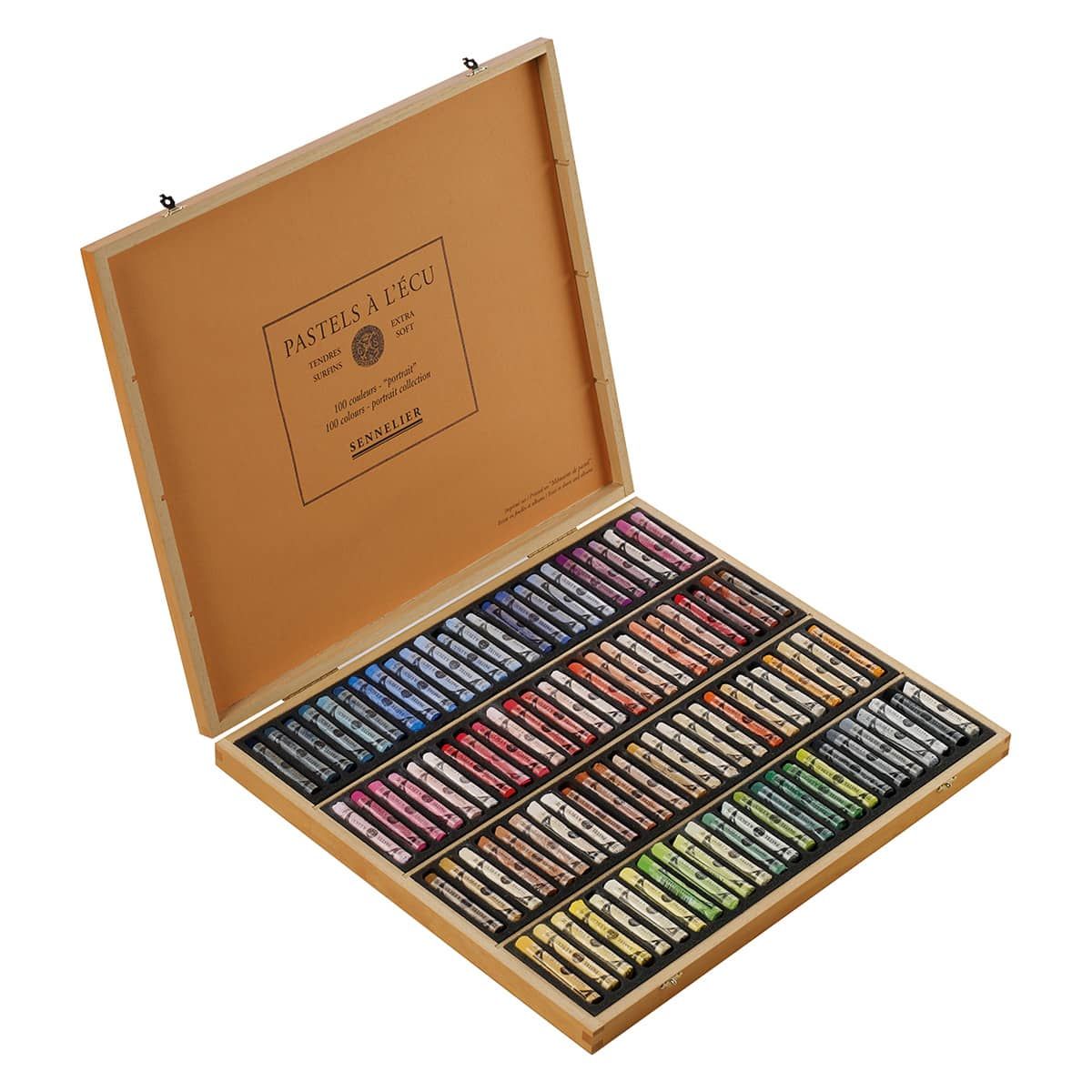 SENNELIER Soft Pastel 32本セット Sennelier Extra Soft Pastel Wood Box Set of 100 - Portrait Colors