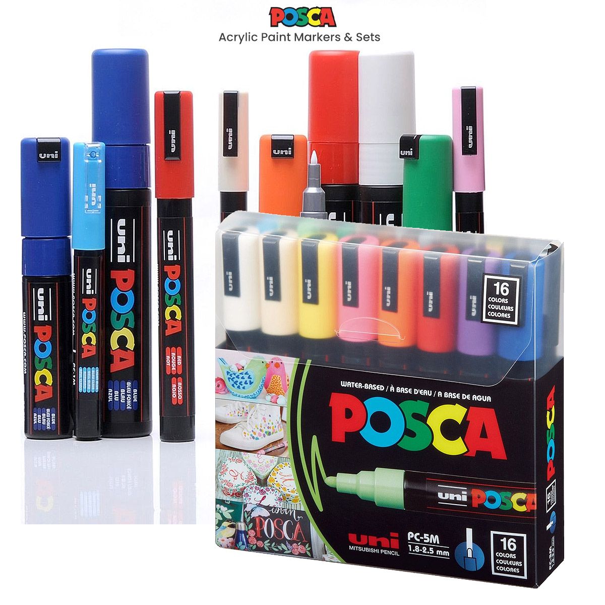 Have you seen the new Uni Posca Marker Pen set of 24?! One for the Pos