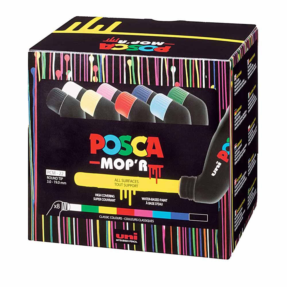 POSCA MOP'R paint marker, PCM-22 - black - Live in Colors