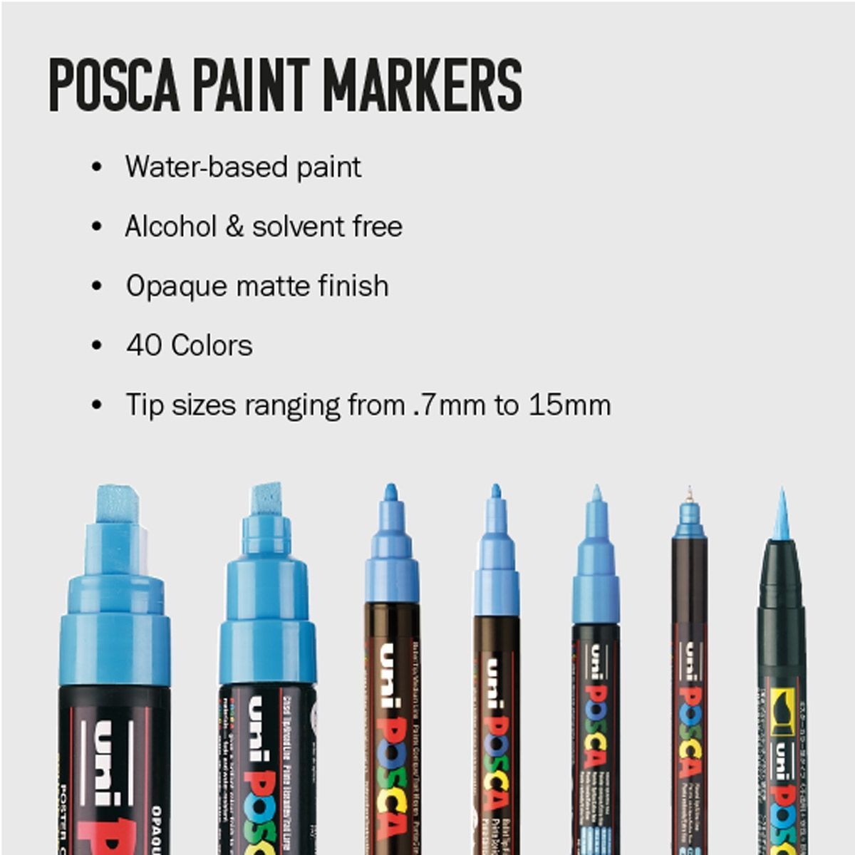 Posca Paint Marker Tips