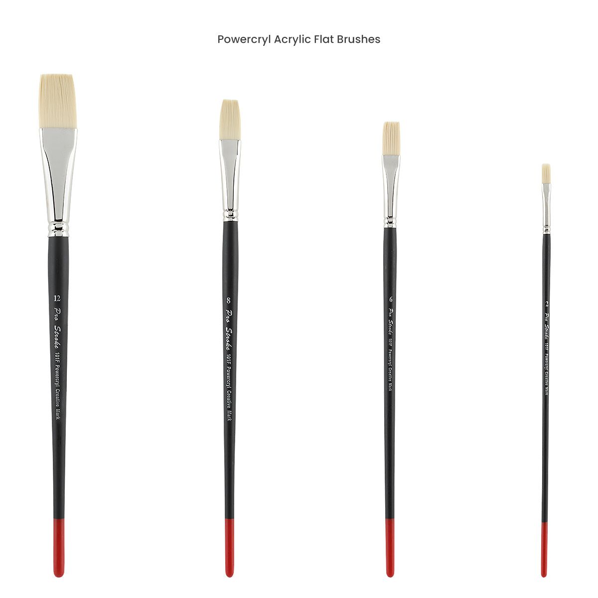 Powercryl Ultimate Acrylic Flat Brushes