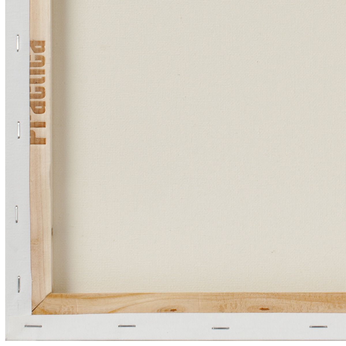 Back stapled for clean, paintable edges - BEST Selling Canvas!