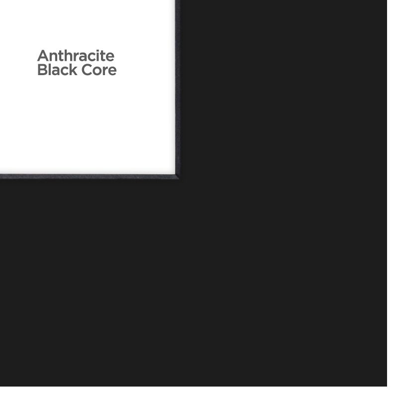 Anthracite, black-core pre cut mat