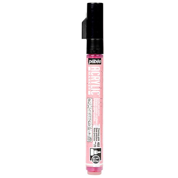 Pebeo Acrylic Marker 1.2mm - Precious Pink