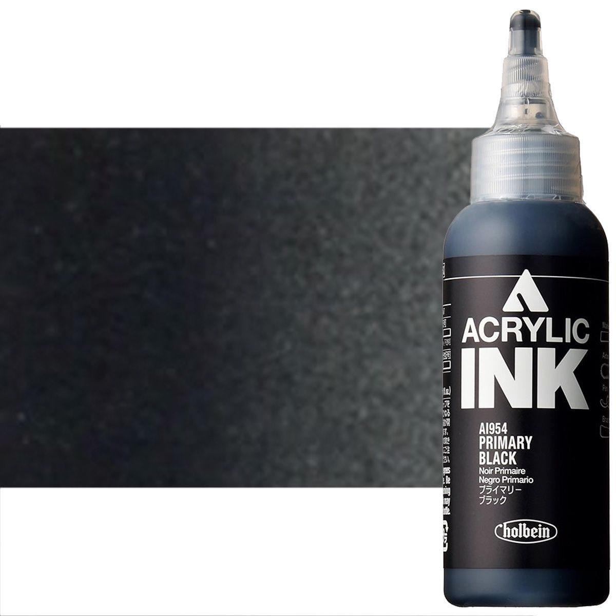 Holbein Acrylic Ink - Primary Black, 100ml