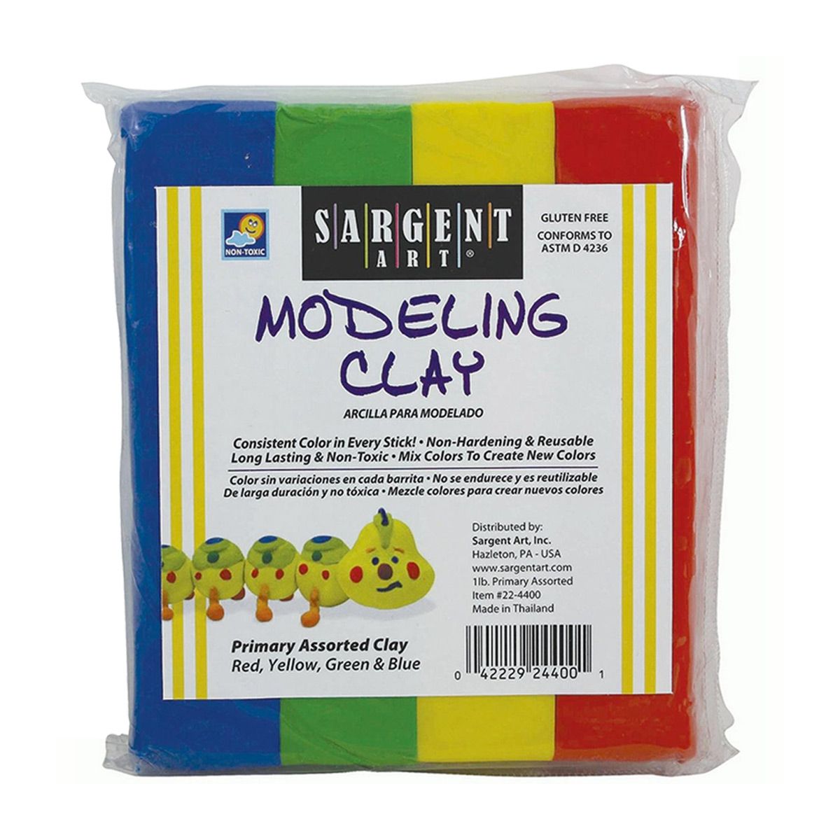 Non-Hardening Modeling Clay - Primary Colors