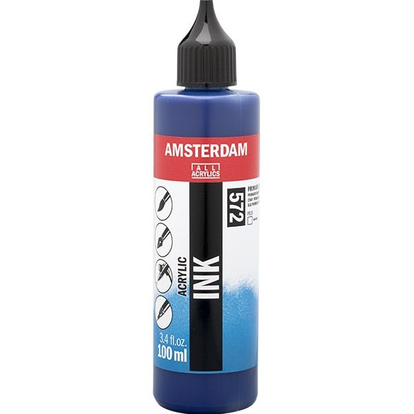 Amsterdam Acrylic Ink 100ml Primary Cyan