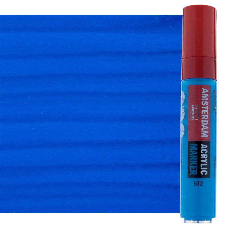 Amsterdam Acrylic Marker 15 mm Primary Cyan Jerry's Artarama